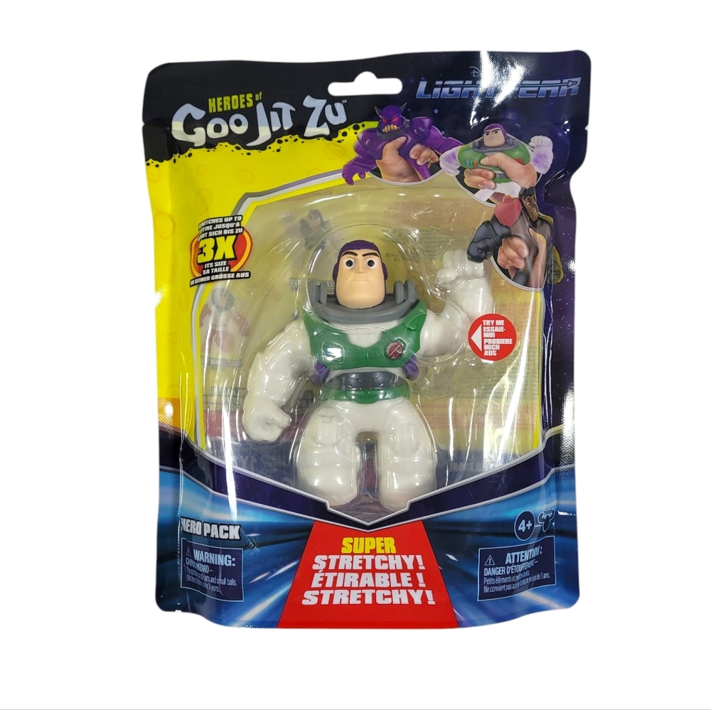Heroes of Goo Jit Zu Lightyear Hero Pack  Alpha Buzz - Hero Soft, Slimy, Elastic